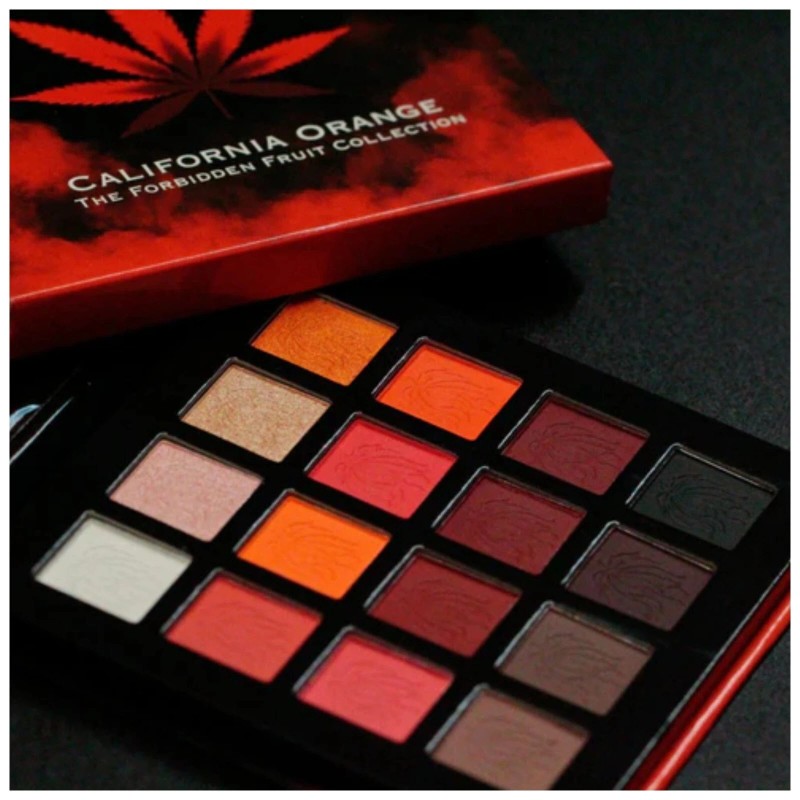 DAIZYKAT COSMETICS CALI ORANGE THE FORBIDEN FRUIT COLLECTION EYESHADOW PALETTE