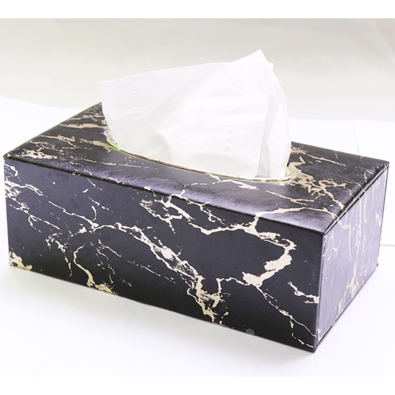 Queen-b Tissue Case, Marble Gold Box, Tissue Holder, Cover Case,