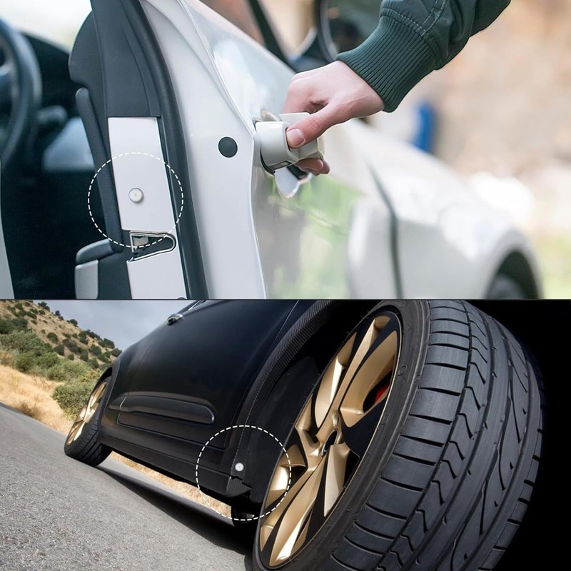 80PCS Car Trim Clips Plastic Fasteners, Universal Auto Panel Fixing