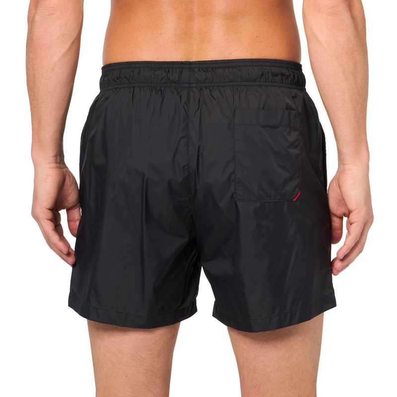 HUGO Pop Logo Swim Trunks, Black Olive, S