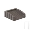 Rubber Door Stoppers Wedge,Bidirectional Door Stops,Small Size Cube Doorstop for