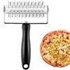 Pizza Dough Docker Stainless Steel Pizza Roller with Spikes Multipurpose