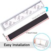 RecDec 4 Pack Under Cabinet Lights Magnetic Strip Replacement Sticker