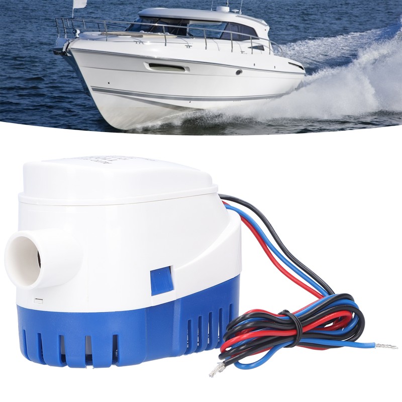 Bilge Submersible Pump Electric Automatic Water ABS Accessory for Drainage