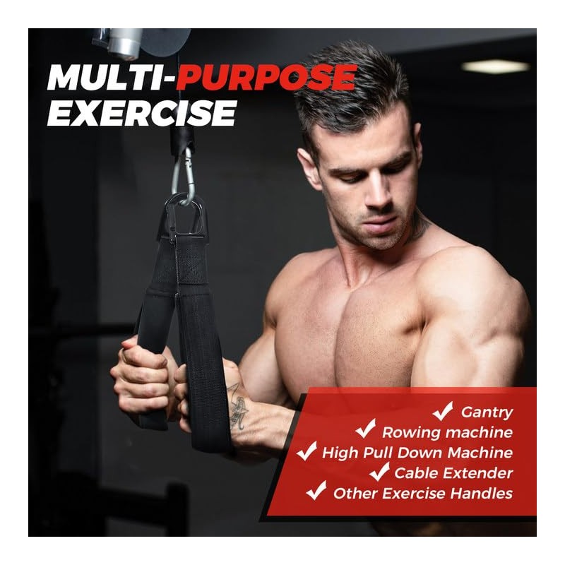 Triceps Rope Cable Attachment, Triceps Handle, Triceps Pull Down Rope