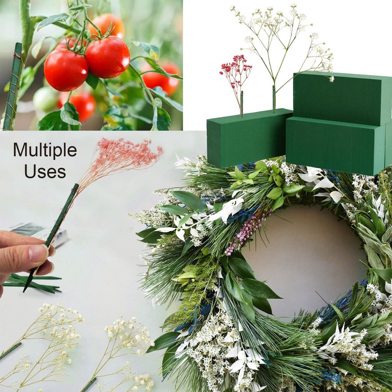 6" Wired Wood Floral Picks 50 Pcs by LifeStyle Channel