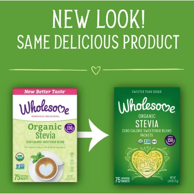 Wholesome! - Organic Stevia - 75 Packet(s)