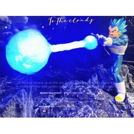 Dragon Ball Z Super Vegeta BLUE Galik Gun desk gift Night Light - Desk Lamp BLUE
