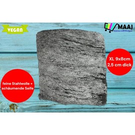 6 x Stahlwoll Pads Putzkissen XL 9x8x2,5 cm - verseift - selbstschäumend