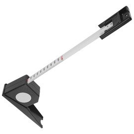 medidor estatura, Medidor de Estatura de Metal, Herramienta de Medición Retráctil de Altura de 2 Metros para Uso Doméstico (BLACK)