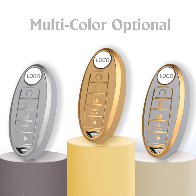 WORCAS Smart 5 Button Key Fob Cover Case Compatible with