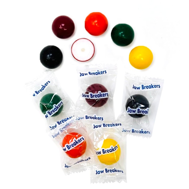 SweetGourmet Assorted Jaw Busters Jawbreakers Wrapped Hard Candy | 1