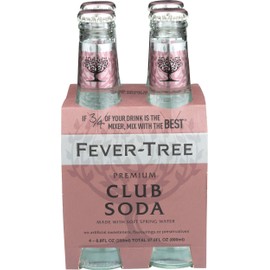 Fever-Tree Club Soda, 6.8 Fl Oz (Pack of 4)