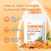 Turmeric Curcumin Supplement with Black Pepper Capsules, 1000mg Pure Turmeric