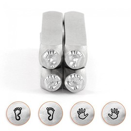 Impressart Hand And Foot Prints Outline Stamp Pack