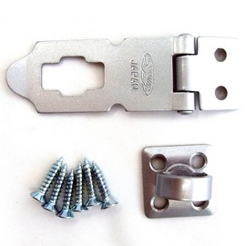 Strong Metal Lock and Key Strap Long 掛金 60 mm Silver