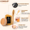ComSaf 12 Pcs Glass Spice Jars with Lids and Spoons,