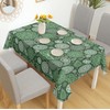 iEvery Green Paisley Tablecloth Rectangular Wipe Clean Table Cloth Polyester