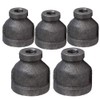 SUPPLY GIANT Malleable Iron Threaded Pipe Fitting Connector, 1-1/4 X
