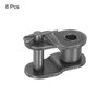 sourcing map 8Pcs 10B-1 Chain Offset Half Link Roller 15.875mm