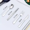 Maíz Kit Cubiertos Palillos Popotes Cepillo Acero Inox Portatil
