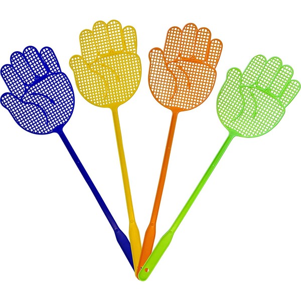 Set of 4 fly swatter hand