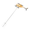 Airplane Weathervane, Eye-catching Design Iron Material Easy Installation Garden Decoration