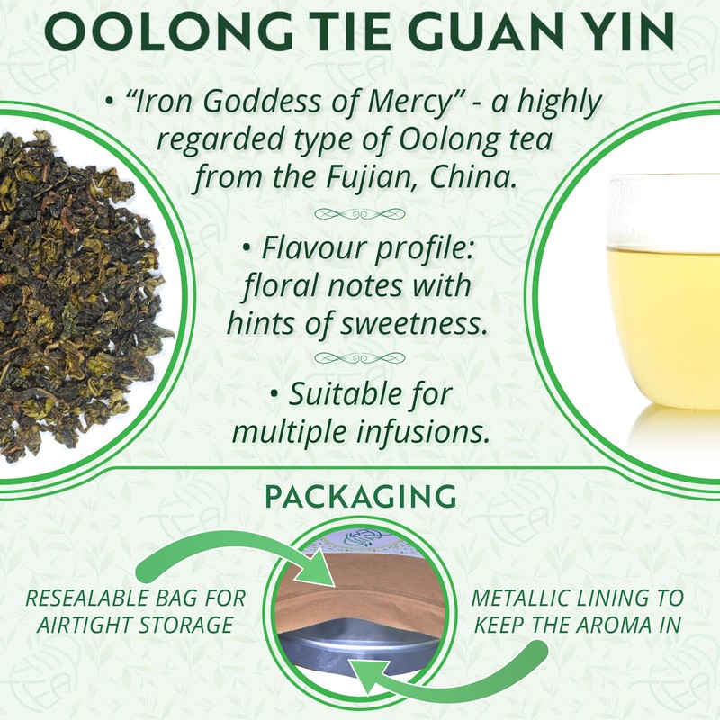 Oolong Tie Guan Yin Premium Loose Leaf Tea - Iron