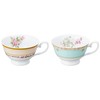 Narumi 41720-33457 Floral Boutique Cup and Saucer Set, 6.8 fl