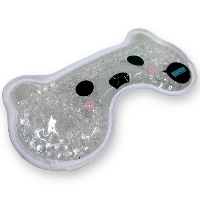 Cooling Gel Eye Mask with Plush Lined Back - Hot