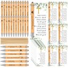 Haishell 60 Pcs Christian Bible Verse Pens and Cards Gifts