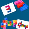 Colorful Cube Puzzle Toy, 60pcs/set Intelligent Cube Puzzle Toy with
