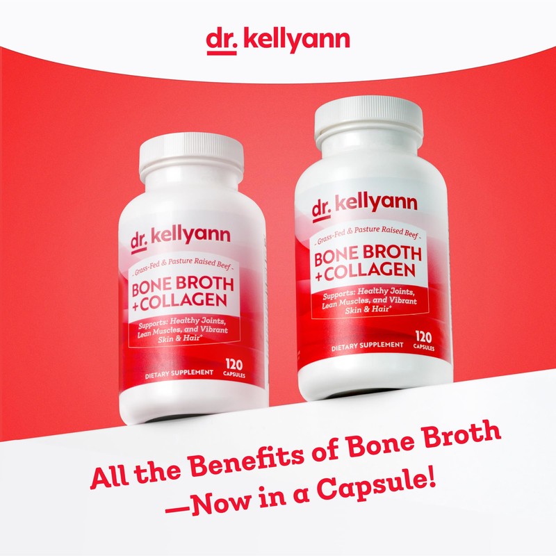 Dr. Kellyann Bone Broth Capsules | 500mg Collagen Per Serving
