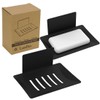 2 Pack Soap Holder for Shower Wall, 5 Slot Self-Adhesive