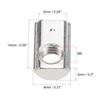 sourcing map M5 T-Nut Spring Nut for 2020 Series Aluminium