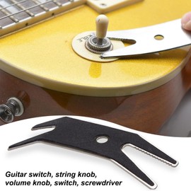 Guitar Jack Tightener | Spanner Wrench Tool Guitar Multi-Purpose Tool Wrench | Multi Spanner Wrench, Guitar Pitch Adjustment Wrench for Knob Tuner, Strings, Pickups