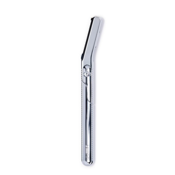 Leaf Shave | The Leaf Dermaplaner, Chrome - Eco-Friendly Face