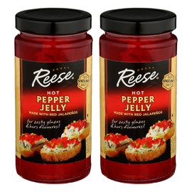 Reese Hot Jalapeno Jelly 10 Ounces (Pack of 2)