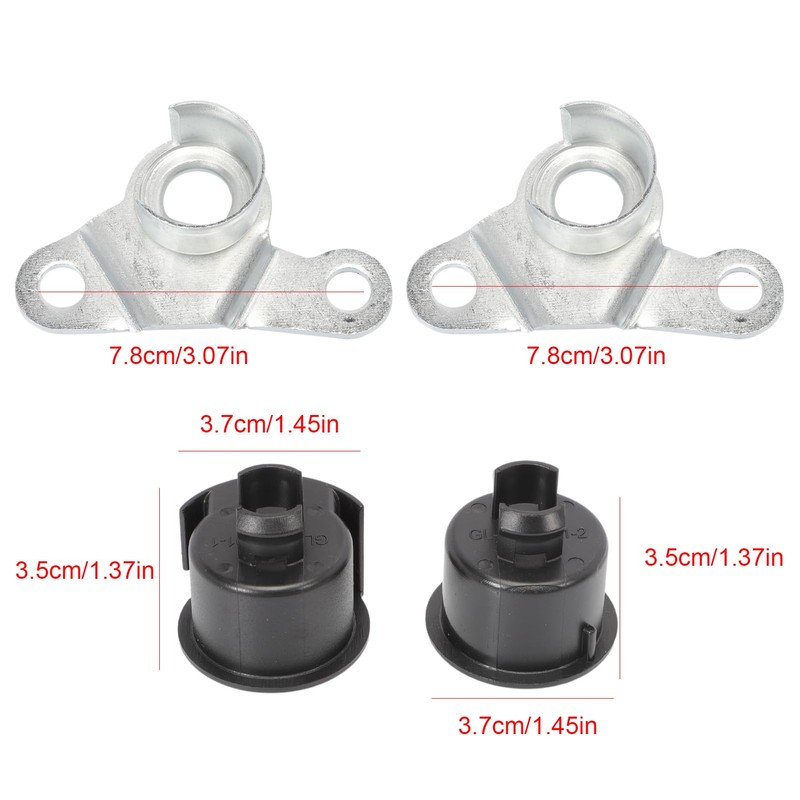 Tailgate Hinge Kit with Bushing for Frontier 2005 2006 2007