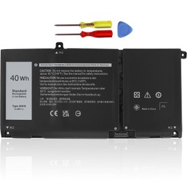 40Wh JK6Y6 Battery for Dell Latitude 3410 3510 Vostro 5300 5401 5501 5502 for inspiron 5300 5301 5401 5402 5408 5409 5501 5502 5508 5509 5400 5406 7405 2-in-1 7300 7500 7306 7506 2-in-1 Silver