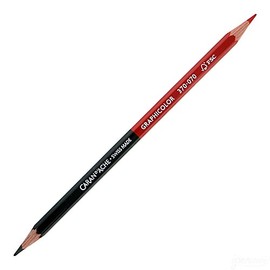 Caran d'Ache Graphicolor BiColor Pencil - Red/Graphite