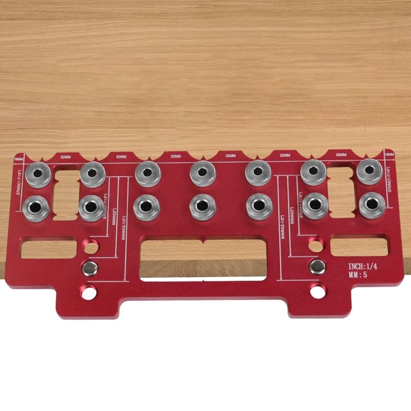 Cabinet Handle Pitch Hardware Jig Kit Woodworking Drawer Door Jig
