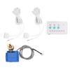 Fafeicy AC100-240V Water Leak Sensor, 1-Valve 2-Way Sensor, House Leak