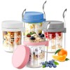 Ausein Recipientes de Avena de 350ML, 4 Pack Tarros de