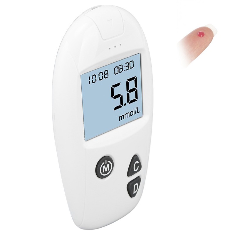 Blood Glucose Monitor Kit All in One Glucometer Automatic Accurate