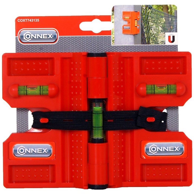 CONNEX COXT743135 13.5cm Post Spirit Level