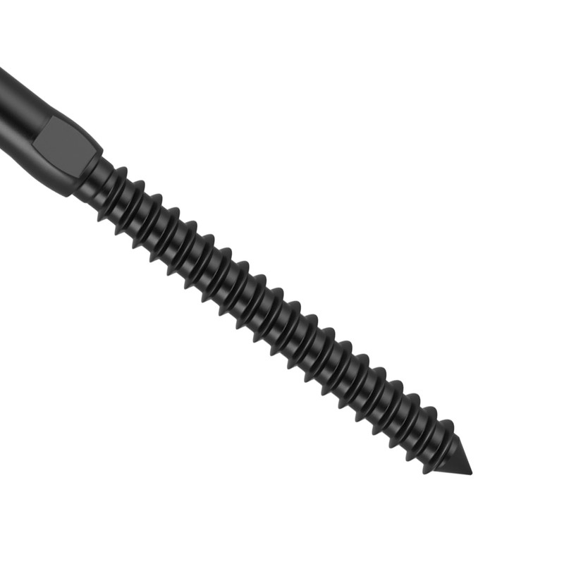 BLIKA 20 Pack 3/16" Black Right&Left Handed Thread Swage Lag