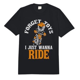 Forget Toys - Wanna Ride Dirt Bike Motocross Boy MX Kid Girl Comfort Colors Adult Heavyweight T-Shirt