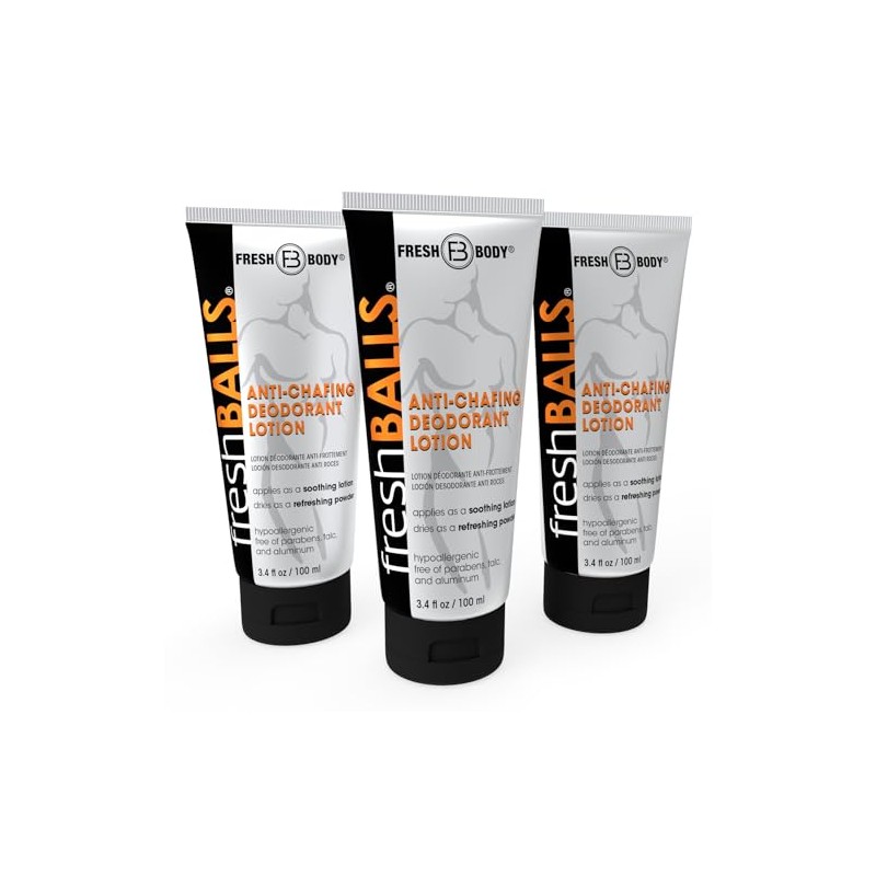 Fresh Balls Lotion the Solution for Men - 3 Pack