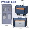Rolling Garment Bags, Large Rolling Duffle Garment Bag with Wheels,